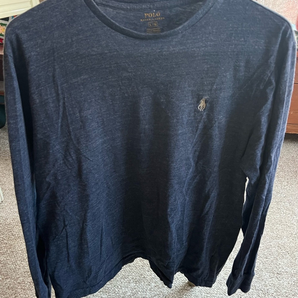 Men’s Large (fits more like a Medium) Blue Polo Ralph Lauren Long Sleeve T-shirt